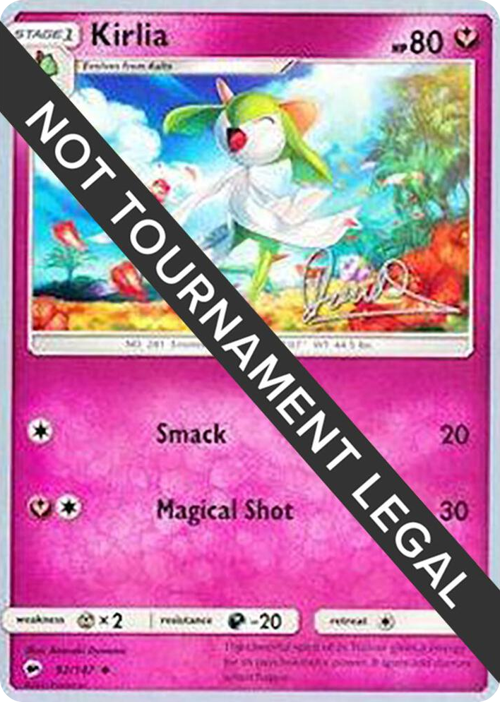 0092 Kirlia - 2017 (Diego Cassiraga) Uncommon World Championship Decks