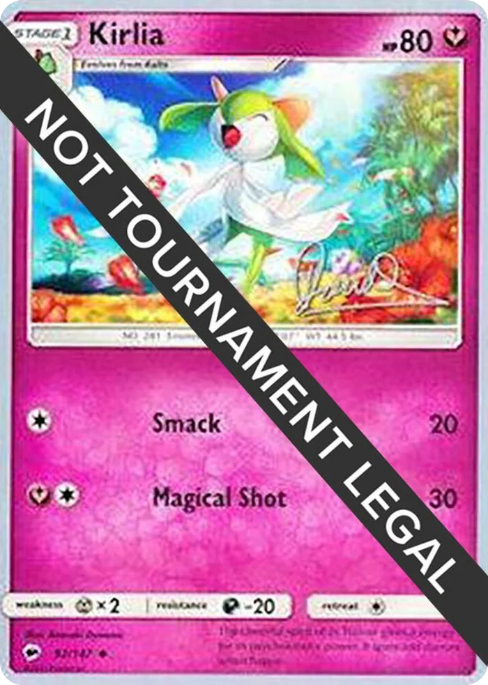 0092 Kirlia - 2017 (Diego Cassiraga) Uncommon World Championship Decks