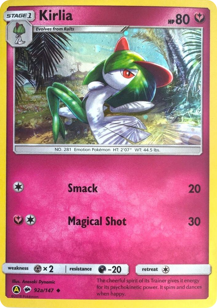 0092a Kirlia - 92a/147 Promo Alternate Art Promos