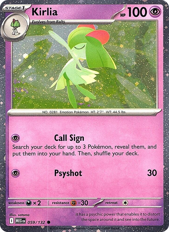 0059 Kirlia (Cosmos Holo) Common Miscellaneous Cards & Products