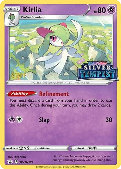 0271 Kirlia - SWSH271 (Prerelease) [STAFF] Promo Sword & Shield Promo Cards