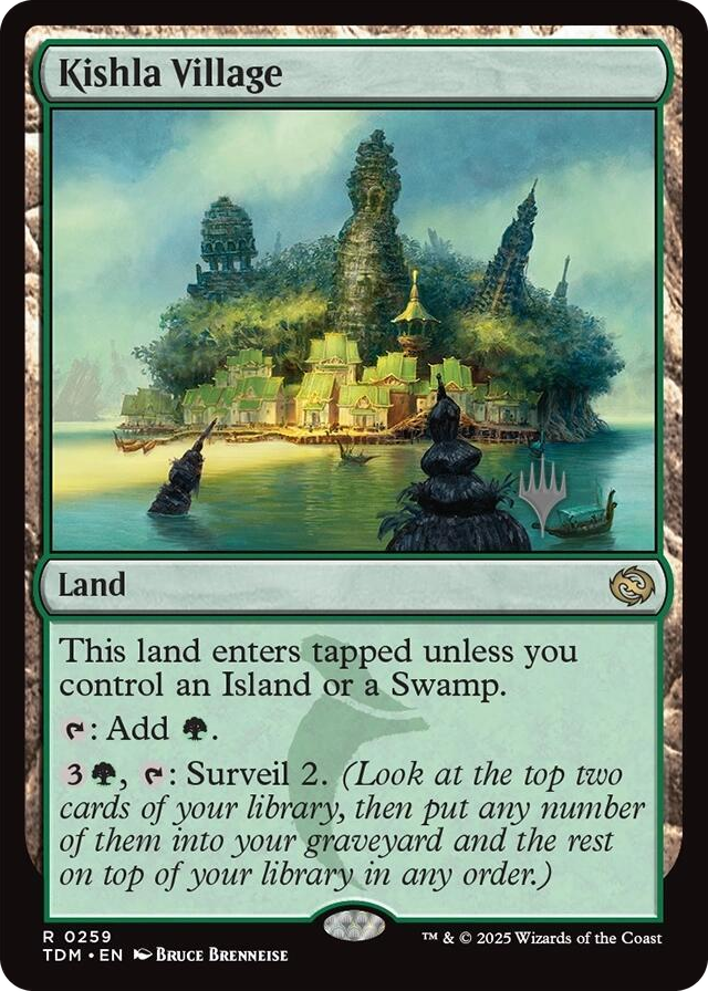 Kishla Village #259 R - Promo Pack: Tarkir: Dragonstorm Pokemon card