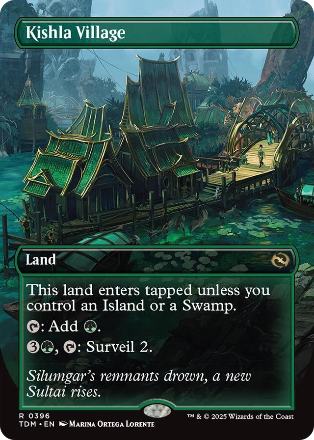 0396 Kishla Village (Borderless) R Dragonstorm