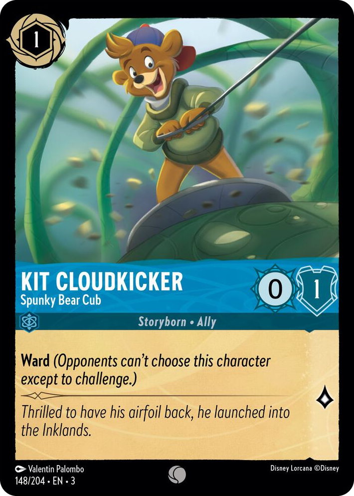 0148 Kit Cloudkicker - Spunky Bear Cub Common Into the Inklands