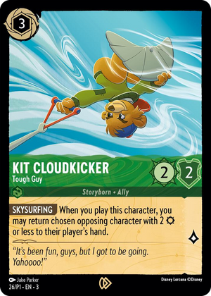 0026 Kit Cloudkicker - Tough Guy Promo Disney Lorcana Promo Cards