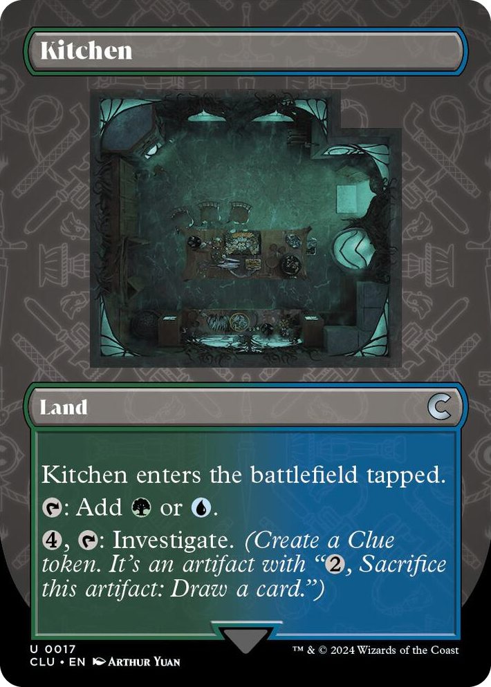 0017 Kitchen (Borderless) U Ravnica: Clue Edition