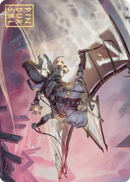 0040 Kitesail Cleric Art Card (Gold-Stamped Signature) S Art Series: Zendikar Rising