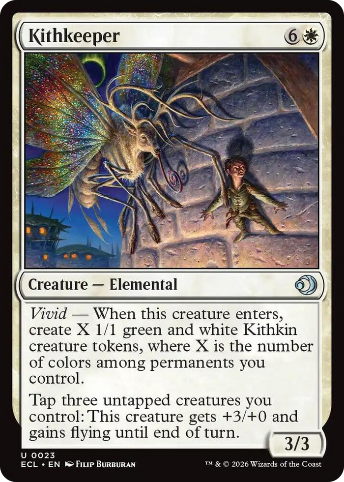 Kithkeeper #23 U - Lorwyn Eclipsed Pokemon card