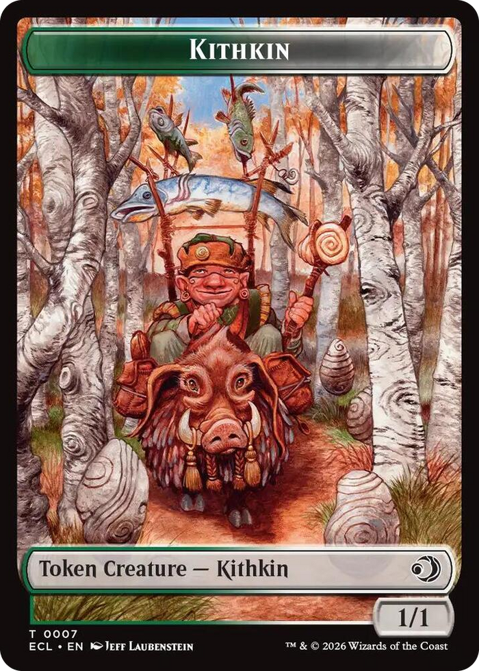 Kithkin // Treasure Double-Sided Token #7 T - Lorwyn Eclipsed Pokemon card