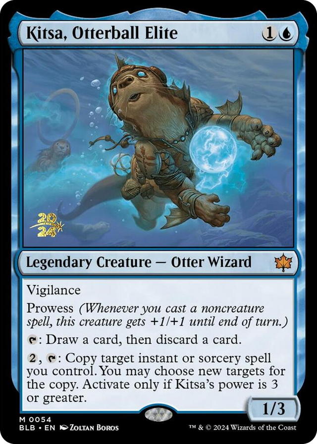 0054 Kitsa, Otterball Elite M Prerelease Cards