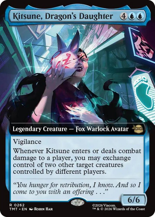 0262 Kitsune, Dragon's Daughter (Extended Art) R Teenage Mutant Ninja Turtles