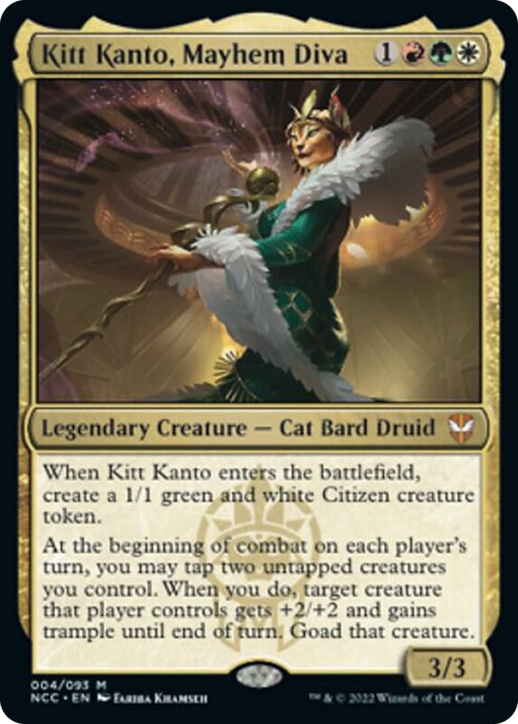 0004 Kitt Kanto, Mayhem Diva M Commander: Streets of New Capenna