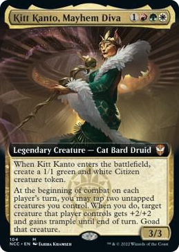 0104 Kitt Kanto, Mayhem Diva (Extended Art) M Commander: Streets of New Capenna