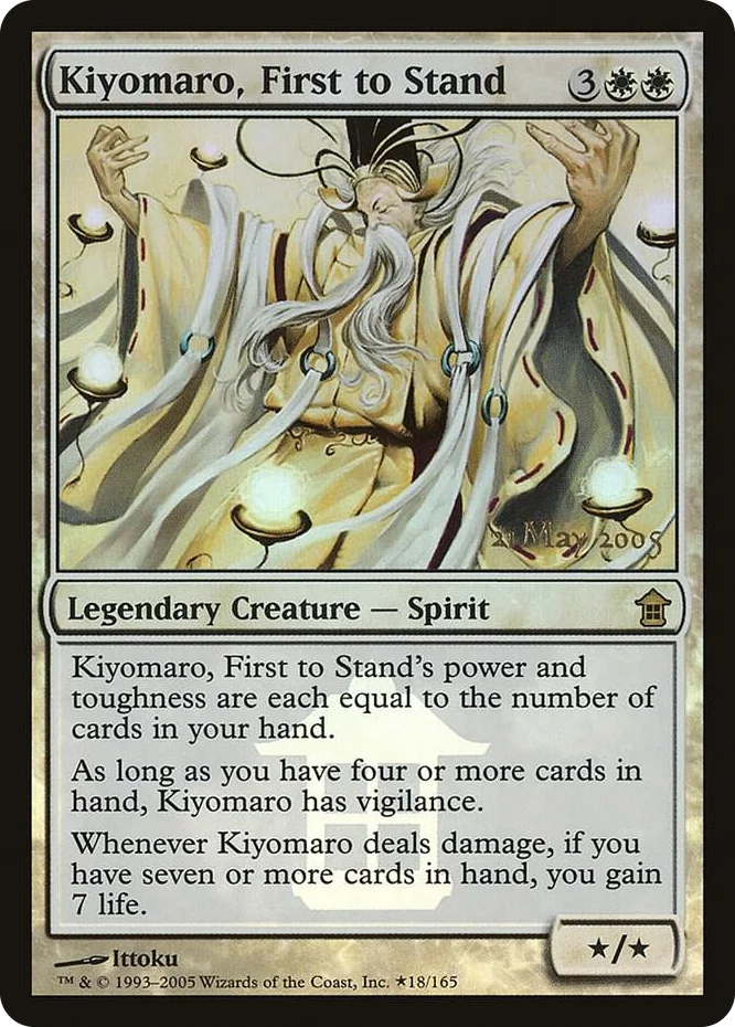 0018 Kiyomaro, First to Stand P Prerelease Cards