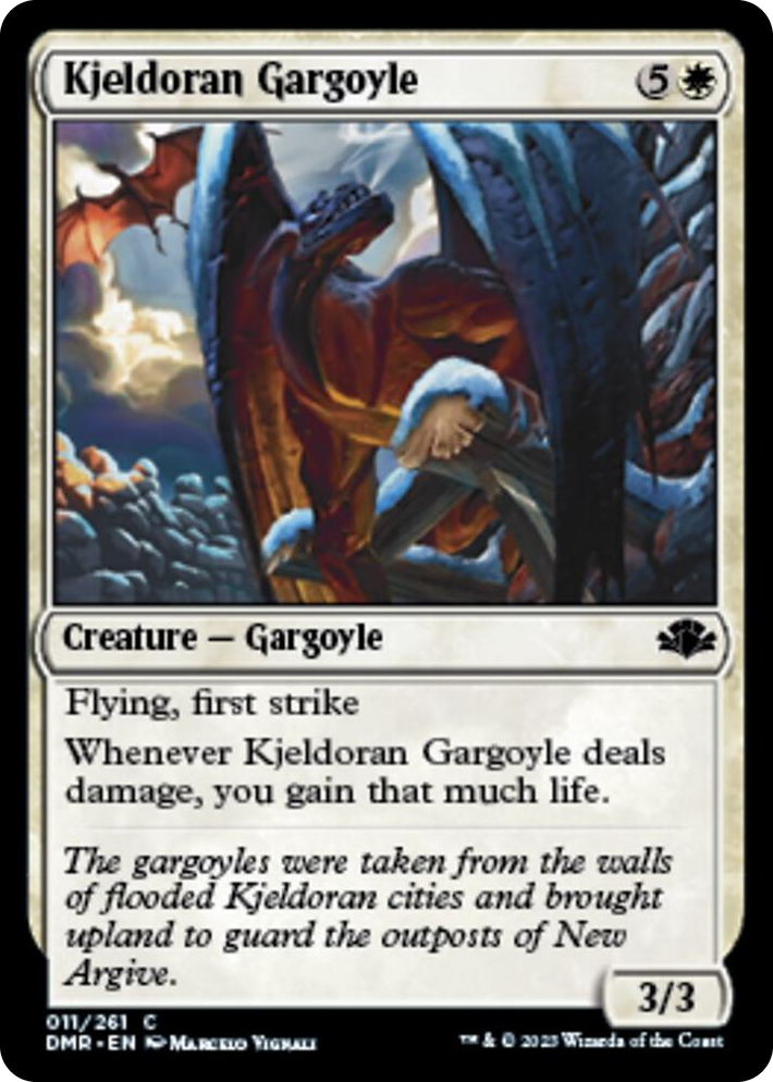 0011 Kjeldoran Gargoyle C Dominaria Remastered