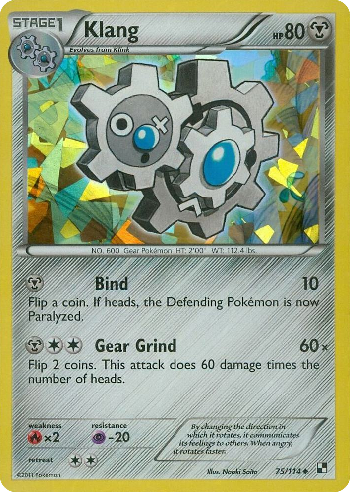 0075 Klang - 75/114 (Cracked Ice Holo) Promo Blister Exclusives