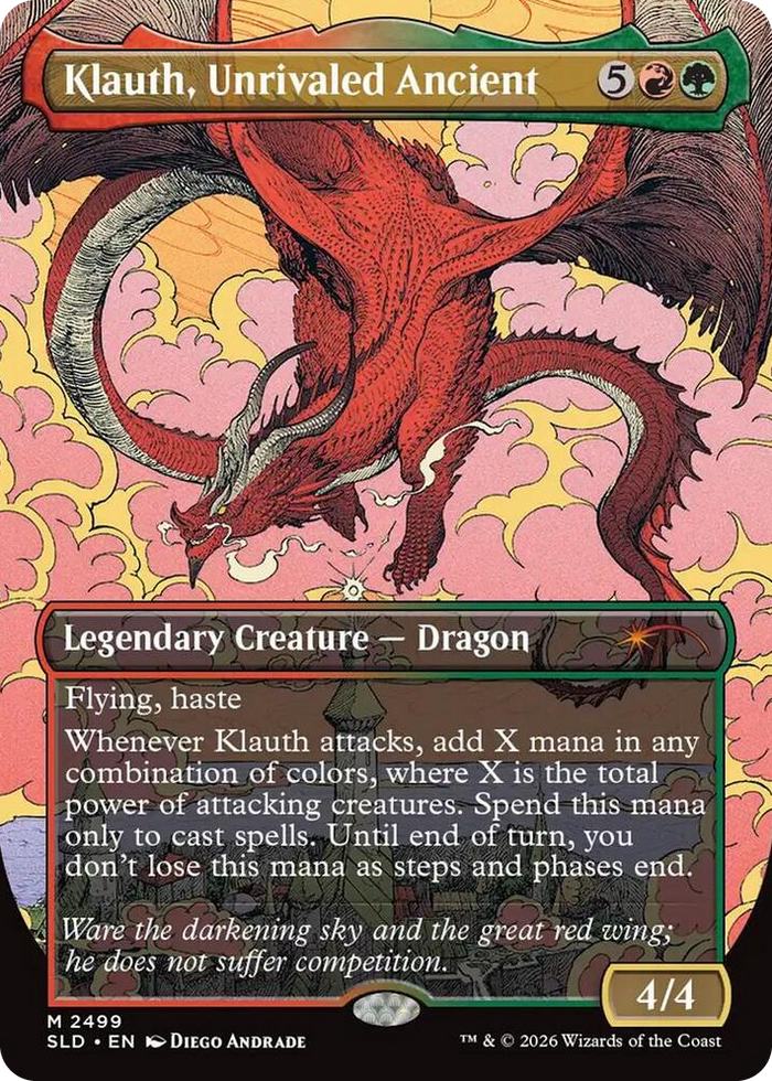Klauth, Unrivaled Ancient #2499 M - Secret Lair Drop Series Pokemon card