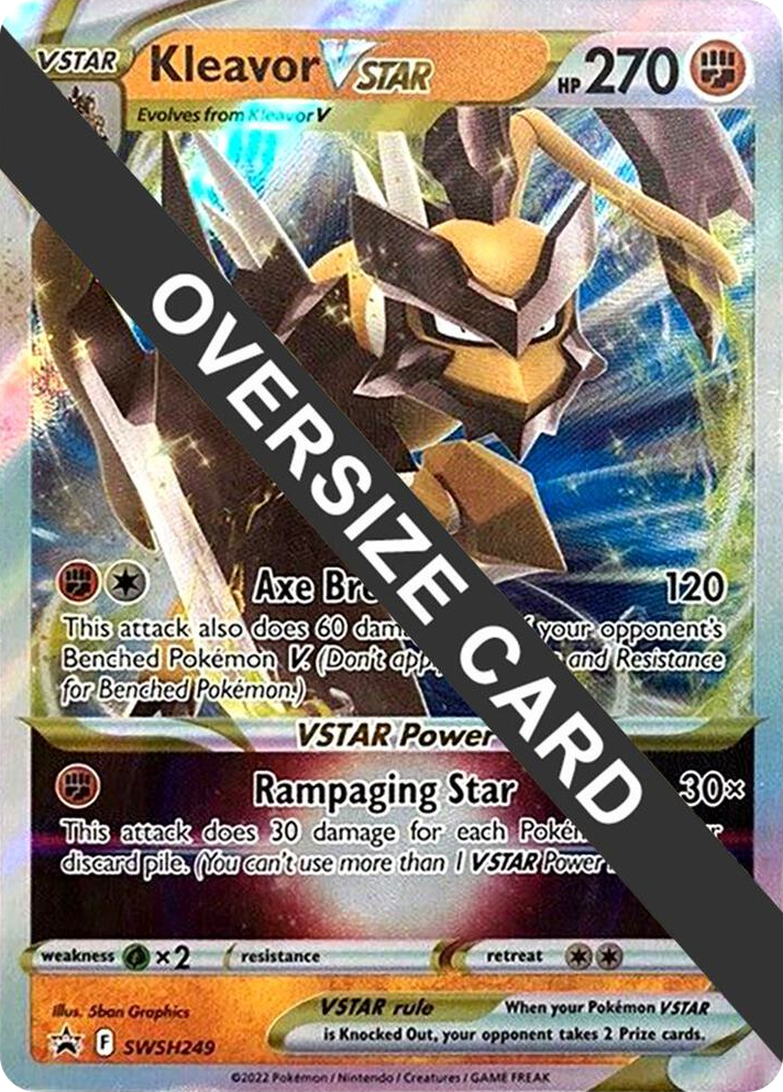 0249 Kleavor VSTAR - SWSH249 Promo Jumbo Cards