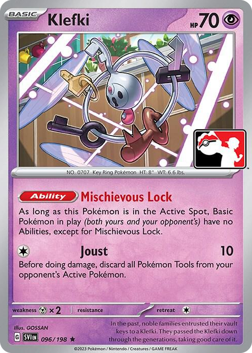 0096 Klefki Rare Prize Pack Series Cards