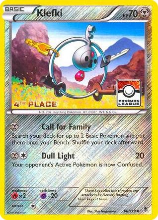 0066 Klefki - 66/119 (League Promo) [4th Place] Promo League & Championship Cards
