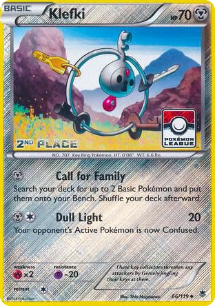 0066 Klefki - 66/119 (Pokemon League) [2nd Place] Promo League & Championship Cards