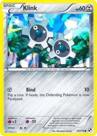 0074 Klink - 74/114 (Cracked Ice Holo) Promo Blister Exclusives