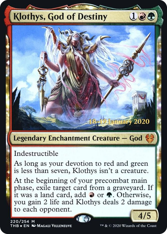 0220 Klothys, God of Destiny M Prerelease Cards