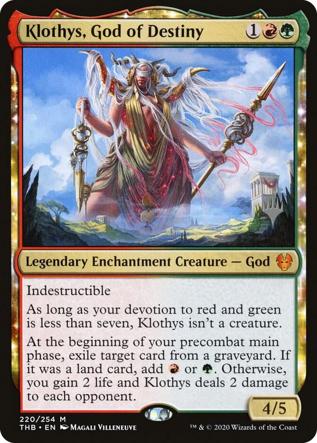 0220 Klothys, God of Destiny M Promo Pack: Theros Beyond Death