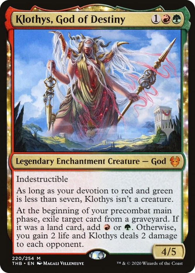 0220 Klothys, God of Destiny M Promo Pack: Theros Beyond Death