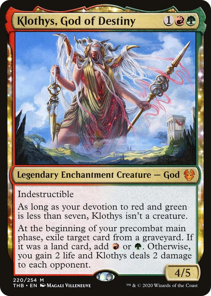 0220 Klothys, God of Destiny M Theros Beyond Death