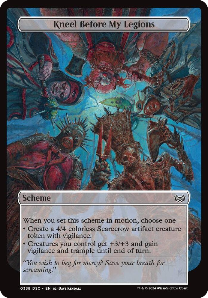 0339 Kneel Before My Legions (Full Art) C Archenemy: Duskmourn
