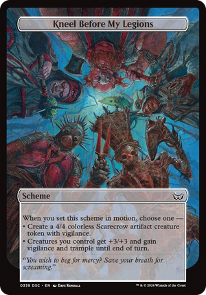 0339 Kneel Before My Legions (Full Art) C Archenemy: Duskmourn