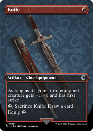0010 Knife (Borderless) U Ravnica: Clue Edition