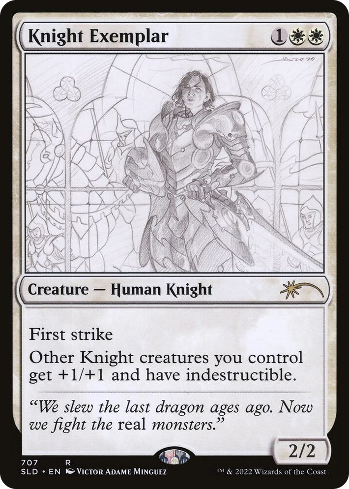 0707 Knight Exemplar (707) R Secret Lair Drop Series