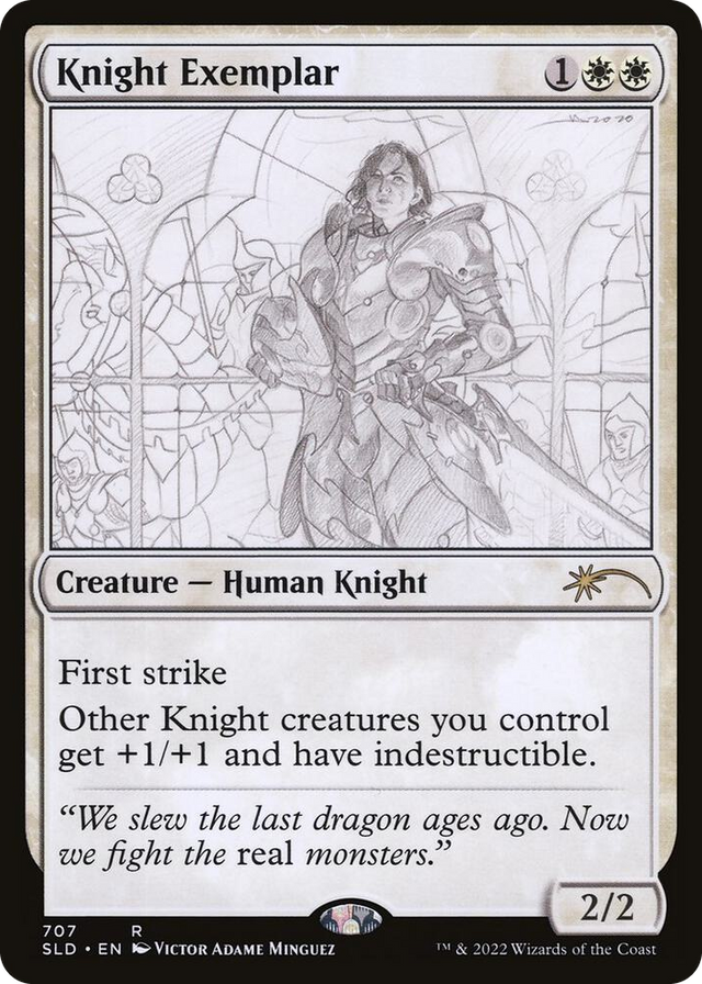 0707 Knight Exemplar (707) R Secret Lair Drop Series