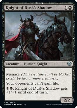 0096 Knight of Dusk's Shadow U Dominaria United