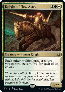 0156 Knight of New Alara R Commander: Dominaria United