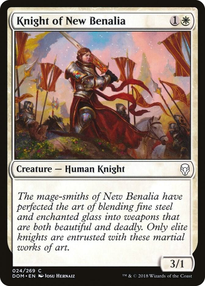 0024 Knight of New Benalia C Dominaria