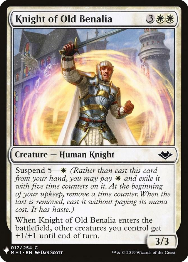 0017 Knight of Old Benalia C The List Reprints