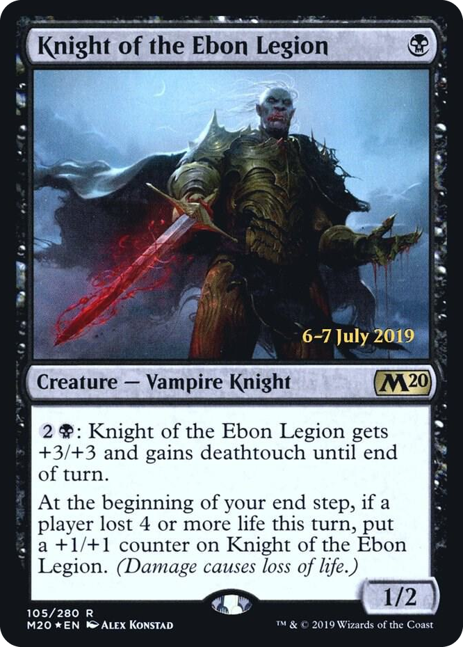 0105 Knight of the Ebon Legion R Prerelease Cards