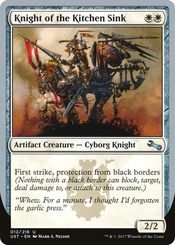 0012 Knight of the Kitchen Sink (A) U Unstable