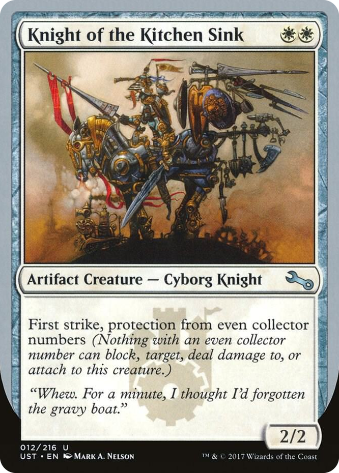 0012 Knight of the Kitchen Sink (B) U Unstable