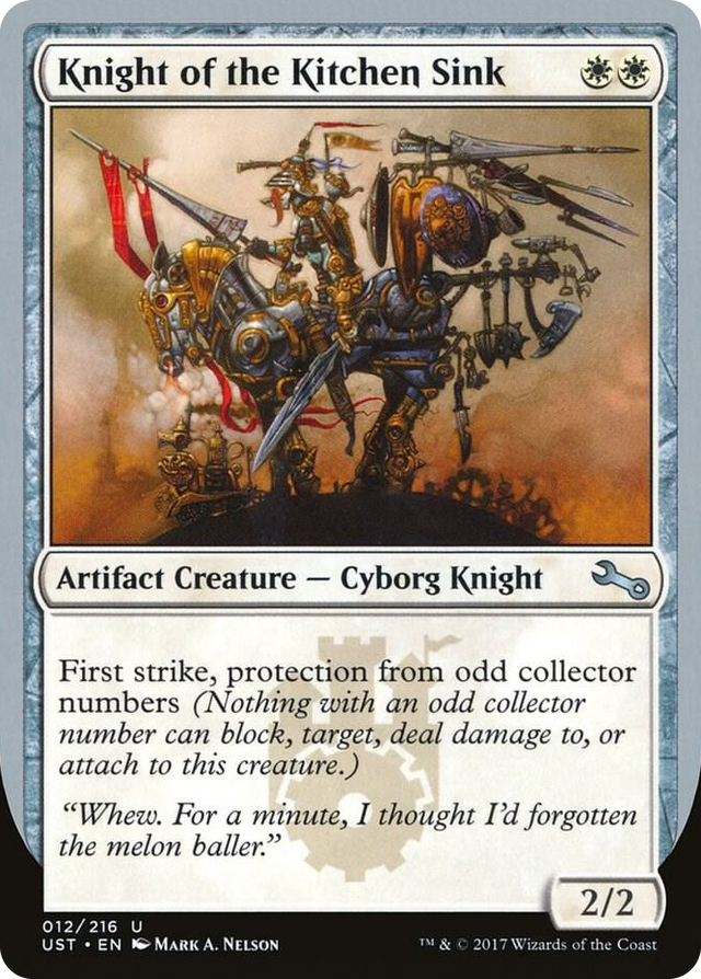 0012 Knight of the Kitchen Sink (D) U Unstable