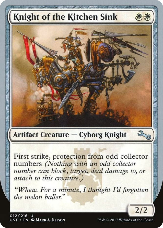 0012 Knight of the Kitchen Sink (D) U Unstable