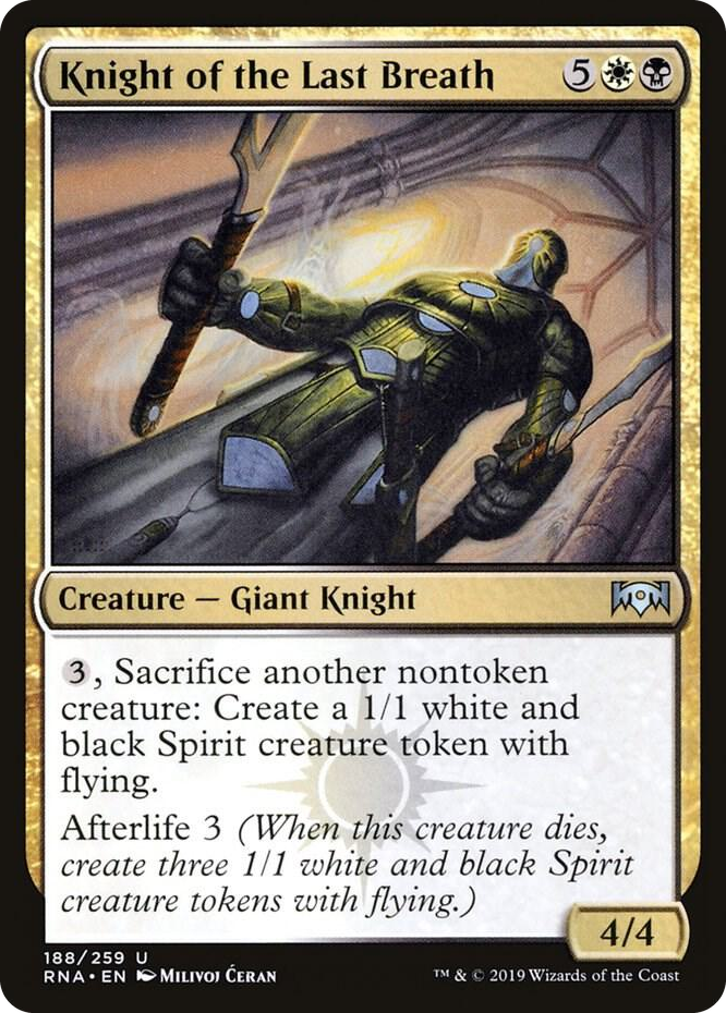 0188 Knight of the Last Breath U Ravnica Allegiance