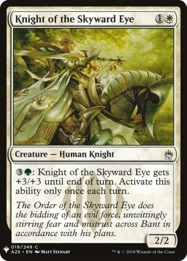 0019 Knight of the Skyward Eye C The List Reprints