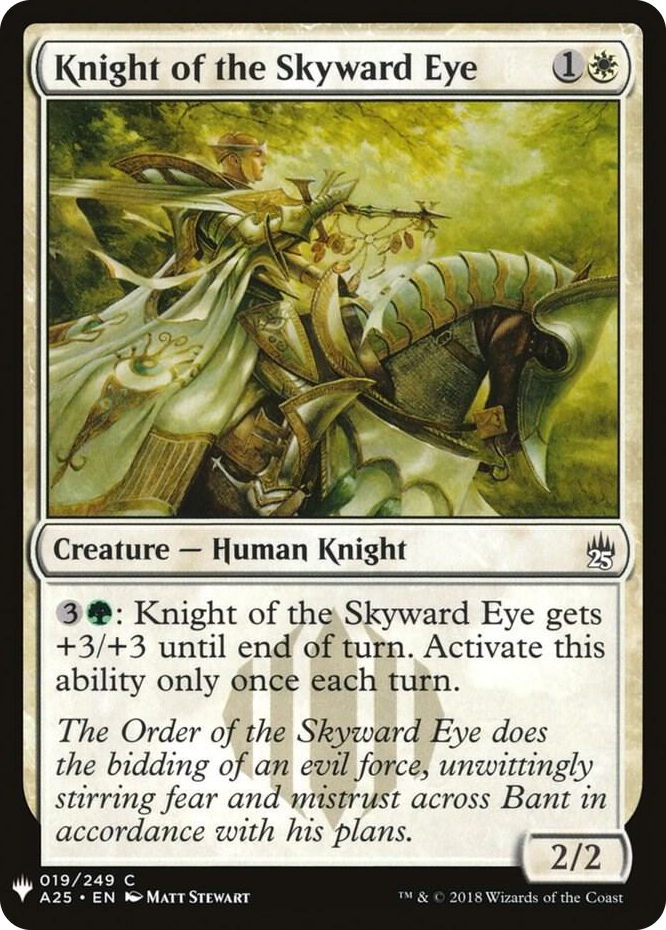 Knight of the Skyward Eye #19 C - The List Reprints Pokemon card