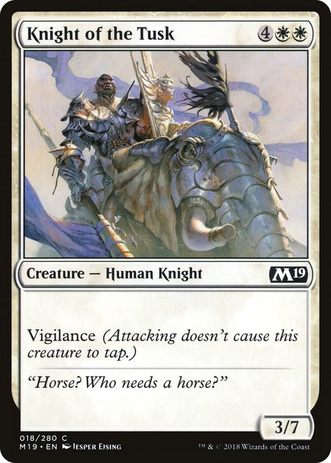 0018 Knight of the Tusk C Core Set 2019