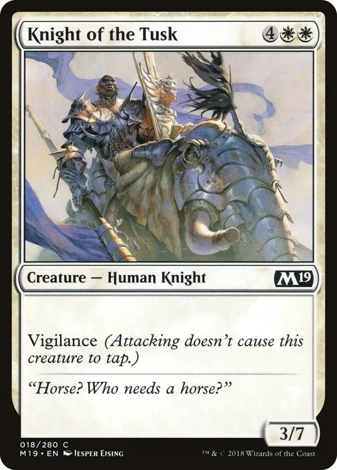 0018 Knight of the Tusk C Core Set 2019