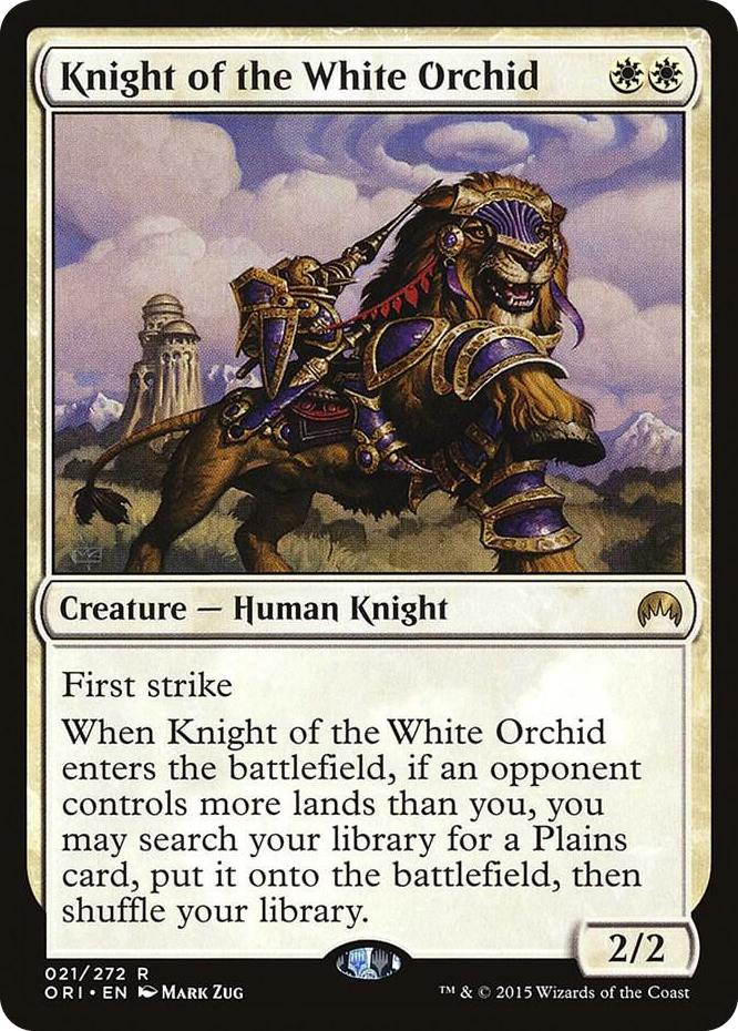 0021 Knight of the White Orchid R Magic Origins